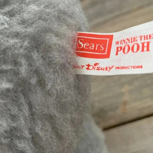 Vintage Disney Eeyore Stuffed Animal Sears Plush Winnie the Pooh - Picture 10 of 13